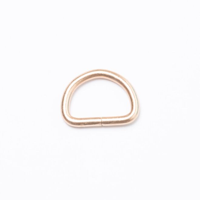 20mm D-Ring/Halbring gold