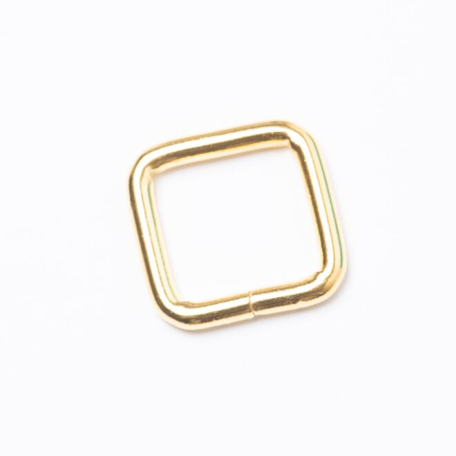 20mm Vierkantring "Heavy" gold