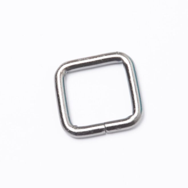 20mm Vierkantring "Heavy" anthrazit