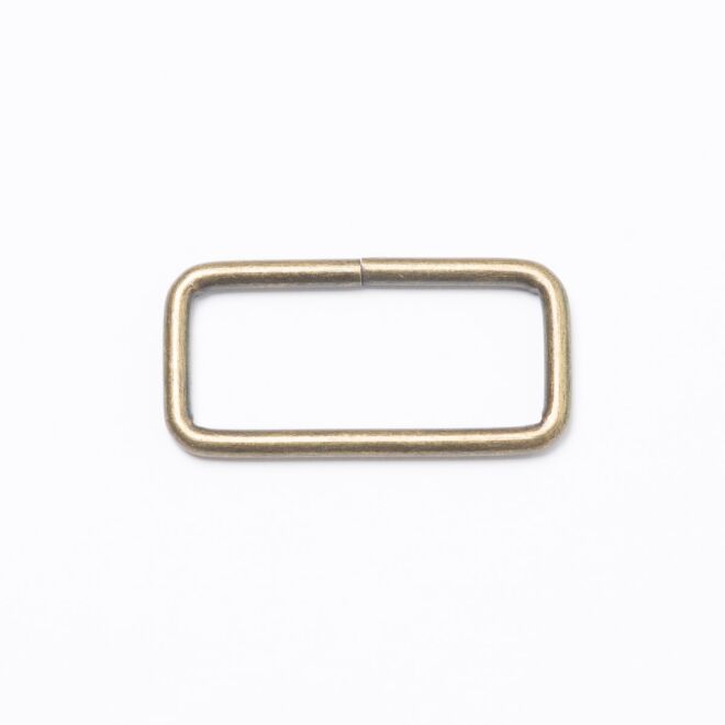30mm Vierkantring/Rechteck altmessing