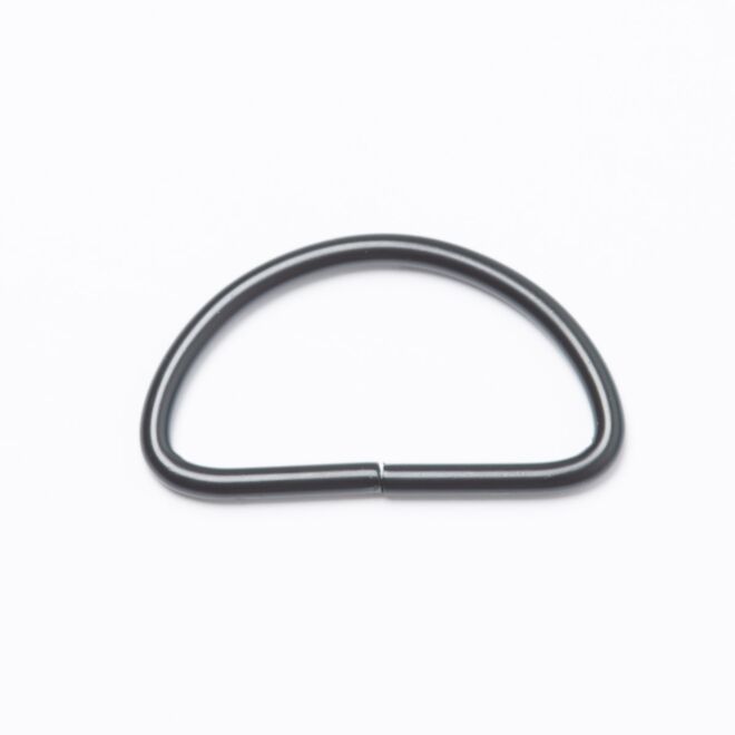 40mm D-Ring/Halbring anthrazit
