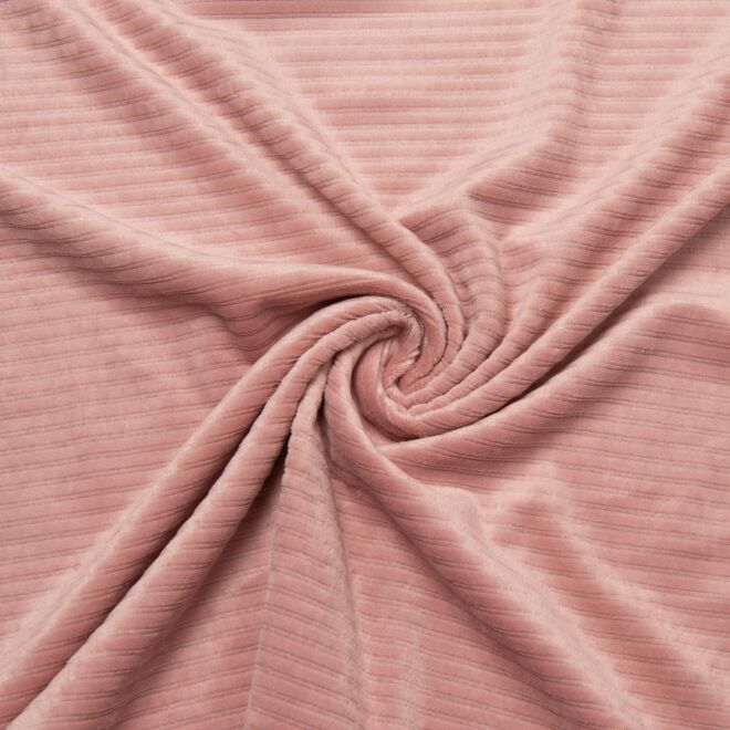 Cordjersey "Lars" altrosa