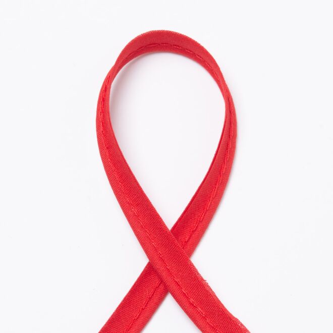 2mm Paspelband rot
