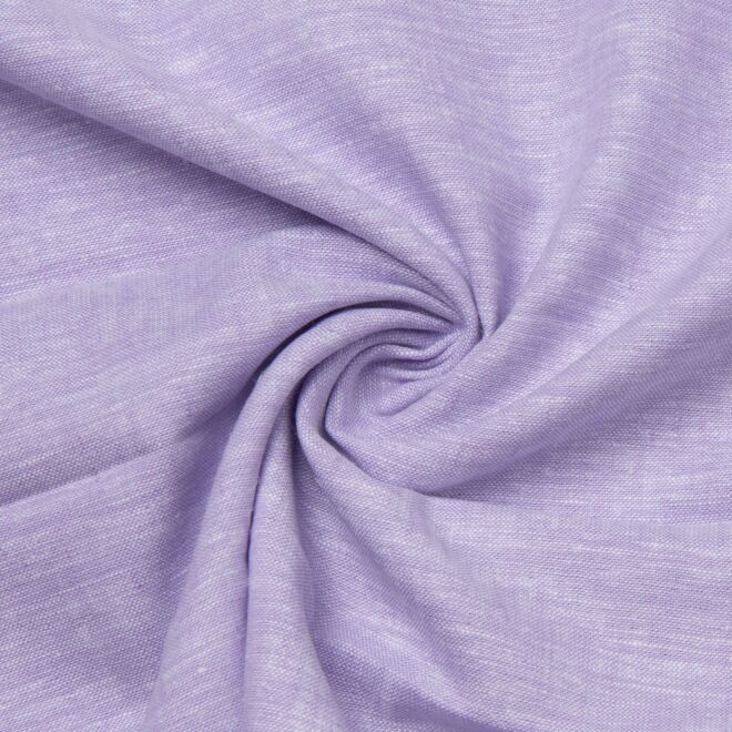 Baumwoll-Leinen "Maritim" Uni flieder