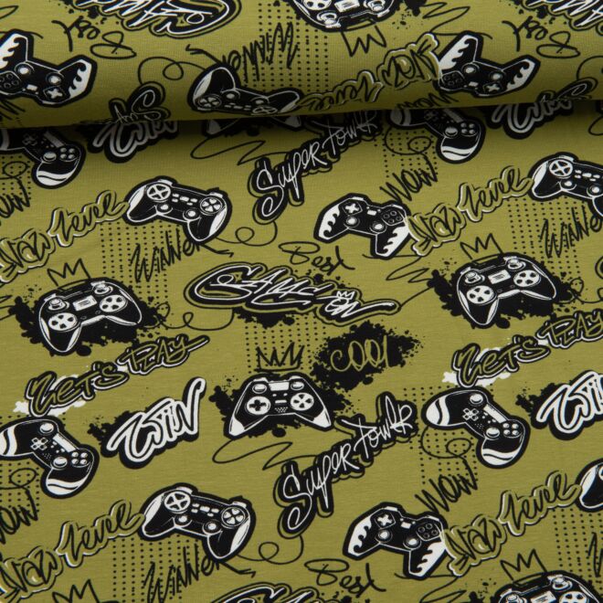 Videogames Jersey olivgrün