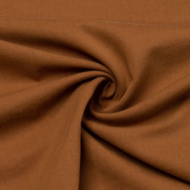 Lyocell-Baumwoll-Stretch braun