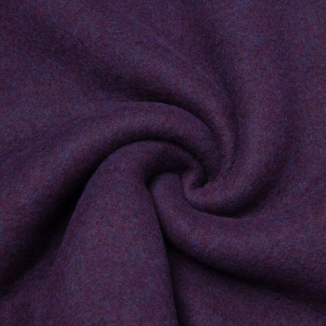 Merino-Woll-Flausch dunkellila