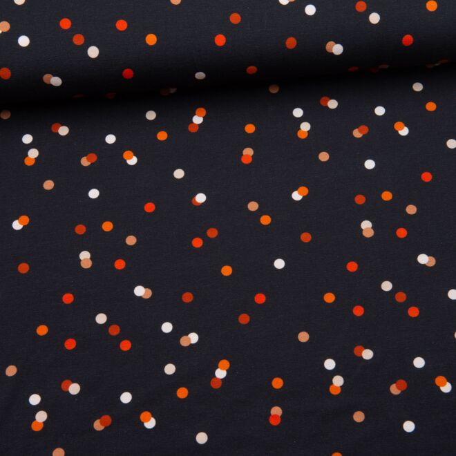 Konfetti Dots Jersey dunkelblau