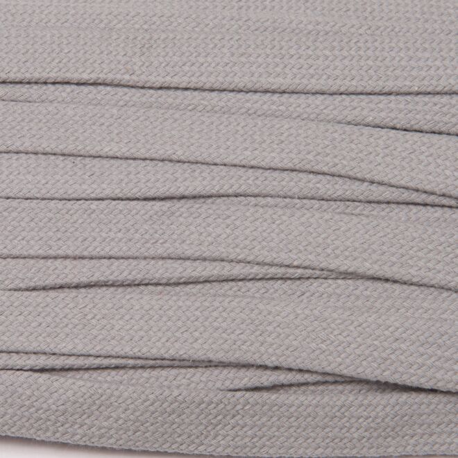 17mm Flachkordel grau