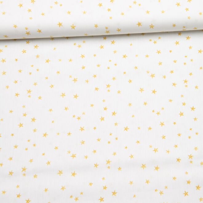 Webware Kleine Sternchen weiß/gold