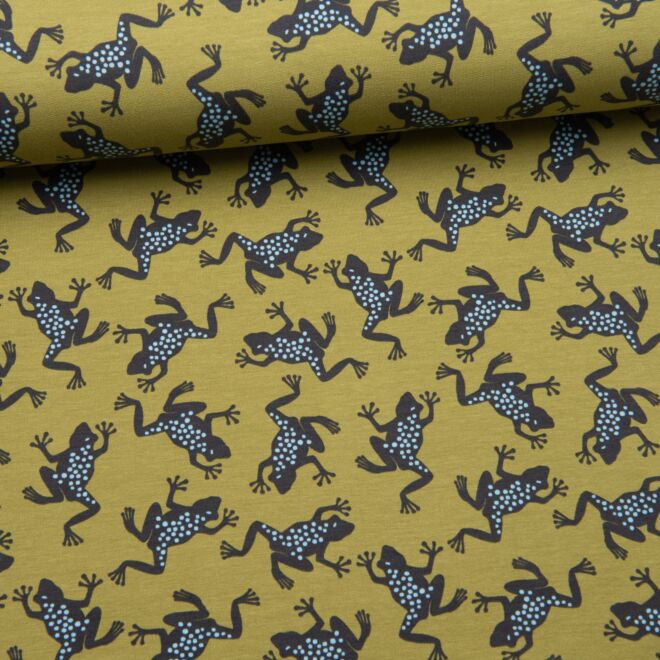 French Terry Frösche khaki