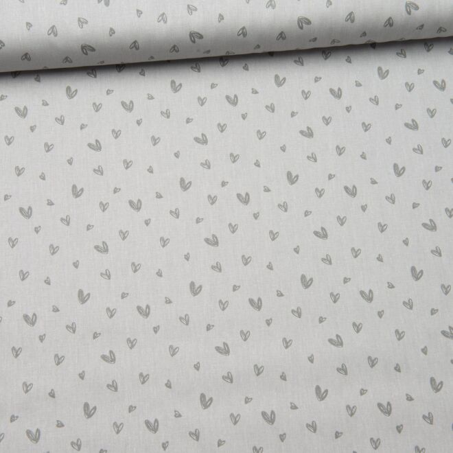 Webware Kleine Herzen grau