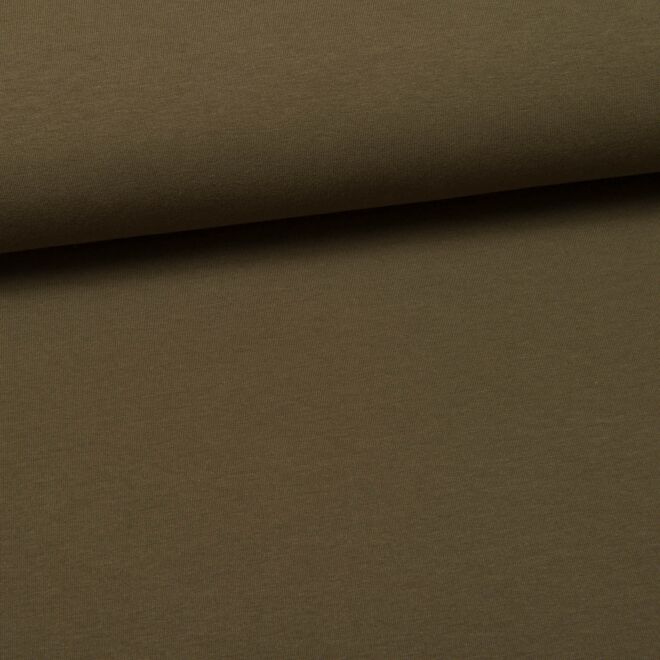 Kuscheljersey olivgrün