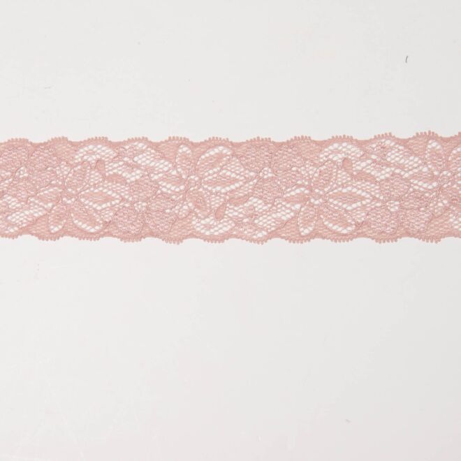 47mm Spitze elastisch Blumen nude