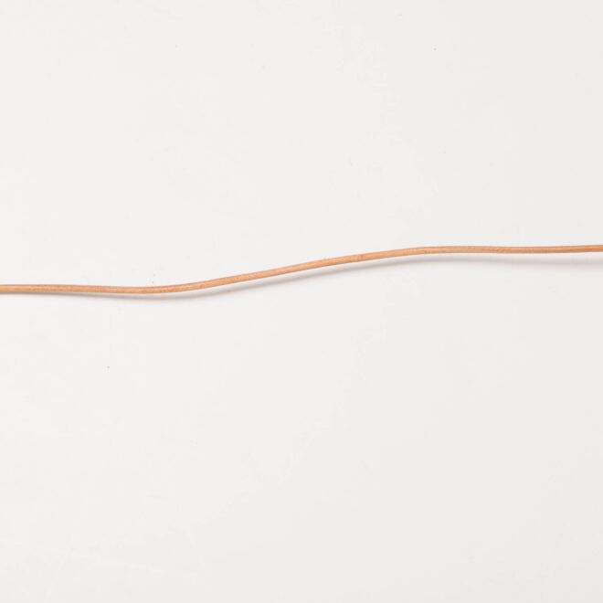 2mm Echtleder-Band dark camel