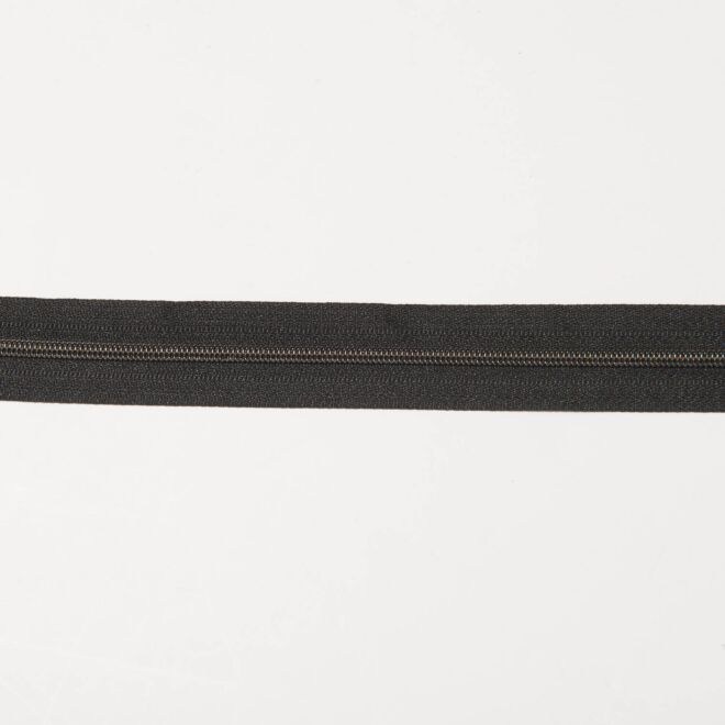 3mm Endlos-Reißverschluss "Metall" anthrazit