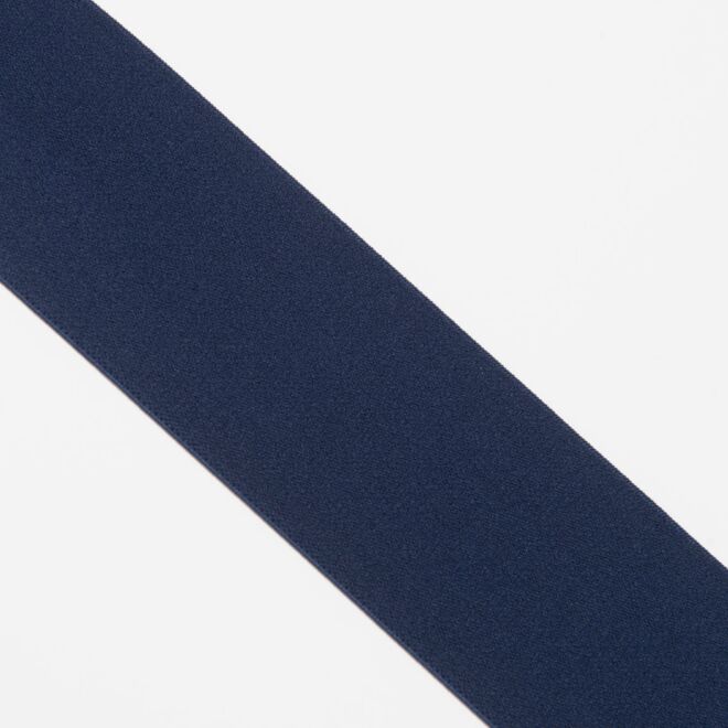 60mm Doubleface Gummiband "Soft" navy 