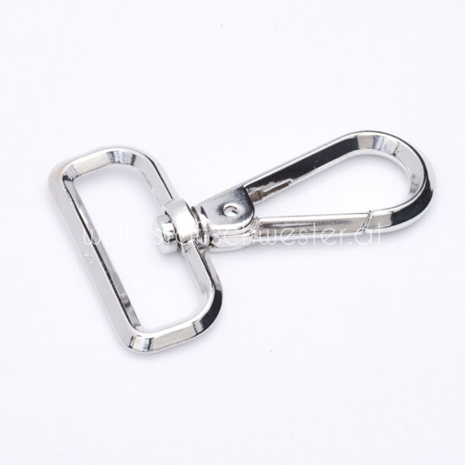 40mm "Vintage" Karabiner (sehr massiv) silber