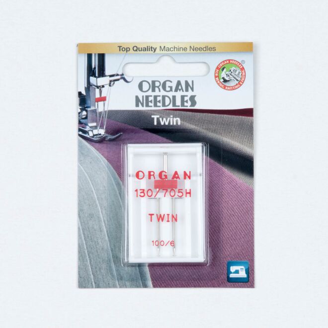 Organ Needles Twin 100/6,0 mm Doppelnadel 130/705 1 Stück