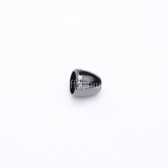 5mm Kordelende "Kegel klein" anthrazit 