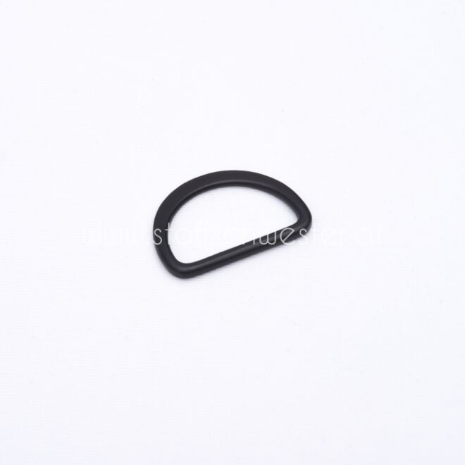 25mm D-Ring "Premium" mattschwarz