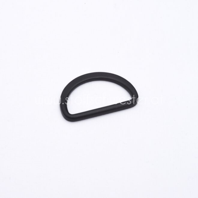 30mm D-Ring "Premium" mattschwarz 