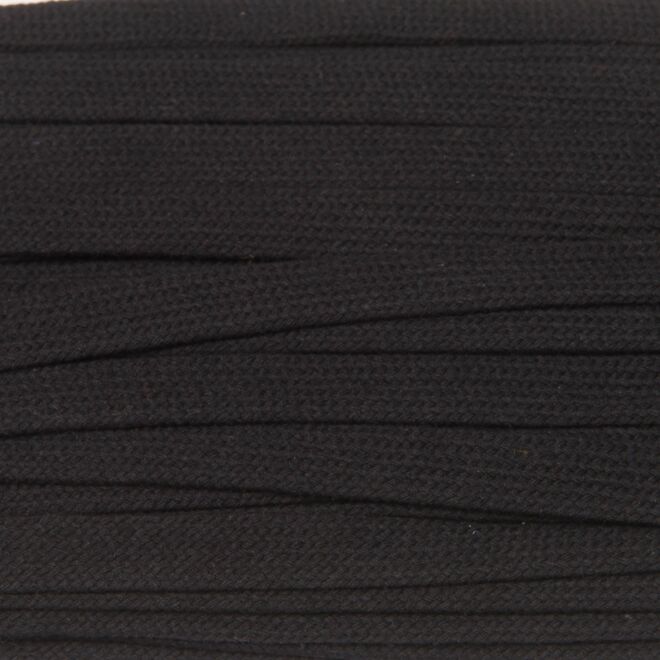 17mm Flachkordel schwarz