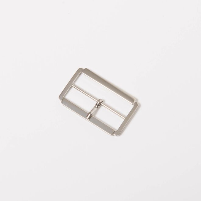 43mm Gürtelschnalle "Rechteck" silber