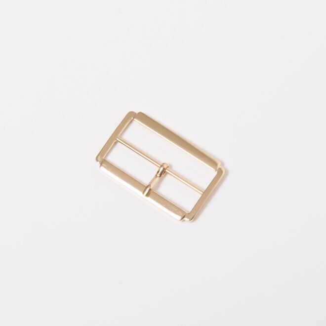 43mm Gürtelschnalle "Rechteck" gold