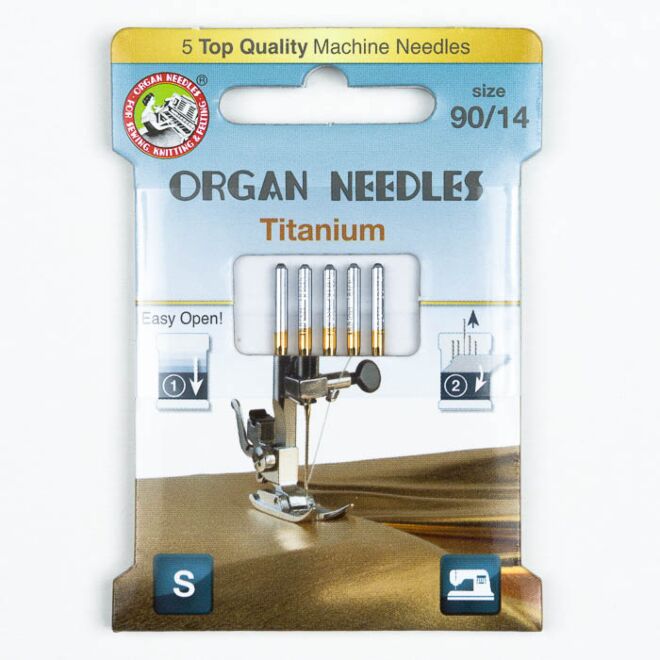 Organ Titanium Nadeln 90, 130/705H, Eco Pack