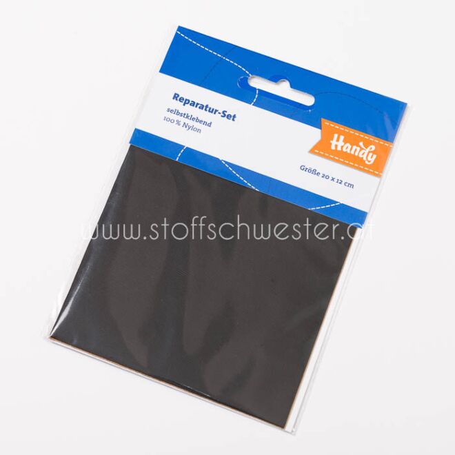 Stoffschwesters Flicken Reparatur-Set schwarz