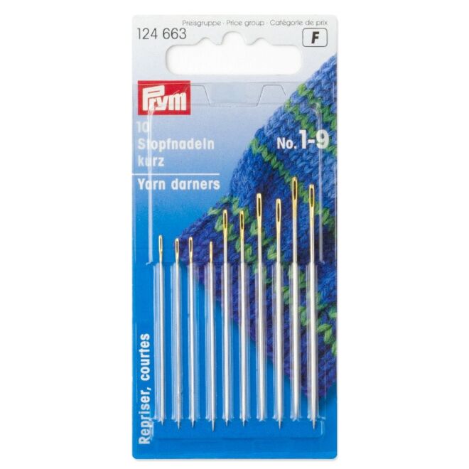 Prym Stopfnadeln kurz 1/9, silberfarbig