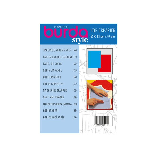 Burda Kopierpapier rot-blau