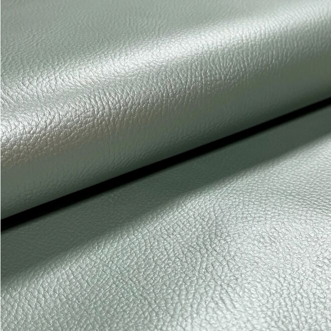 Kunstleder Metallic altgrün