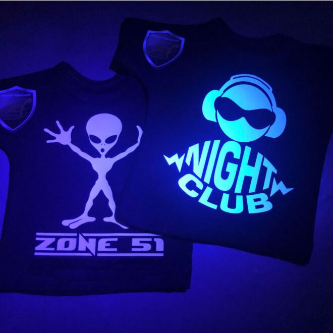 Flexfolie Night Club (Schwarzlicht) - 20x30cm