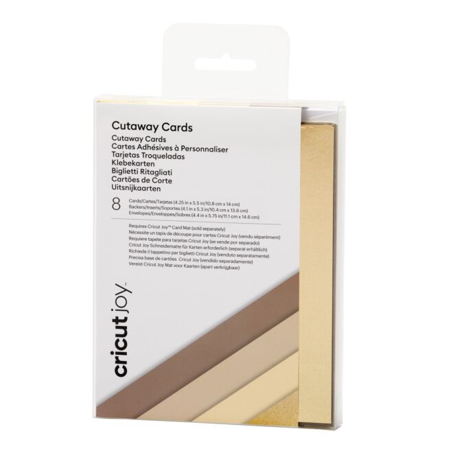 Cricut Cutaway Cards "Neutrals" (R20 8 Karten)
