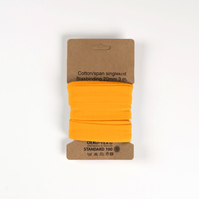 3m Jersey-Schrägband "Emilia" gelb