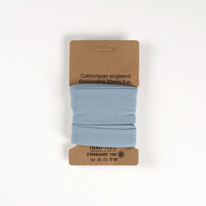3m Jersey-Schrägband "Emilia" zartblau