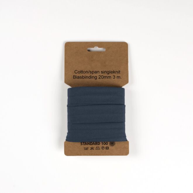 3m Jersey-Schrägband "Emilia" denimblau