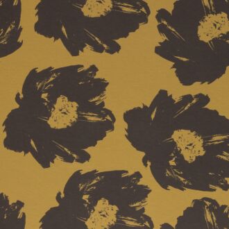 *SALE* Veronika Blüten Jersey olivgrün