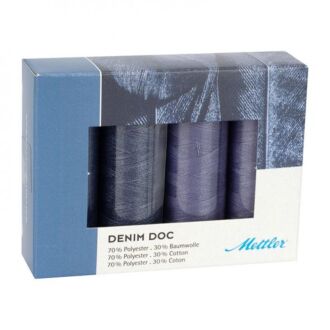 Amann Mettler DENIM DOC 4er Kit (2x2 Farben / 100m)