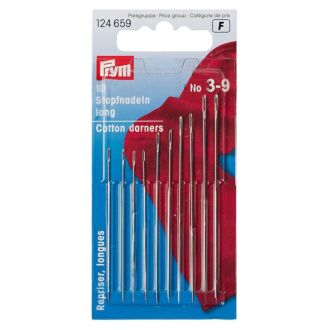 Prym Stopfnadeln lang, Nr. 3-9, silberfarbig
