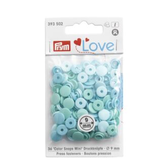 Prym Love Color Snaps Mini 9mm mint