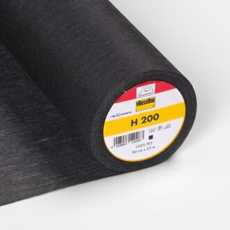 Vlieseline H 200 Bügeleinlage schwarz