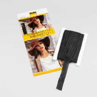 Vlieseline Formband schwarz (5m SB)