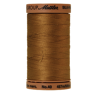 Silk-Finish Cotton 40, 457m - Dark Tan FNr. 0287
