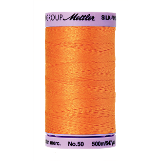 Silk-Finish Cotton 50, 500m - Pumpkin FNr. 0122
