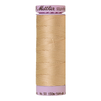 Silk-Finish Cotton 50, 150m - Oat Straw FNr. 0260