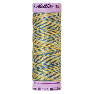 Silk-Finish Multi 50, 100m - China Blue  FNr. 9829