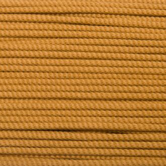 4mm Baumwollkordel senfbraun